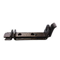 Picaporte Platina Soldable #6 6 1/2" Bronce Gofrado Grossor