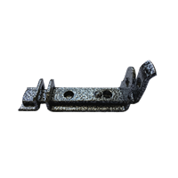 Picaporte Platina Soldable Plata #5 4.5" Grossor