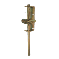 Picaporte Al Piso Soldable Plata 8 1/2" Grossor