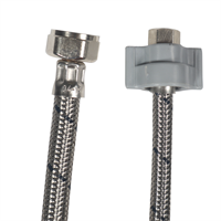 Tubo Abasto Lavatorio Metal 3/8 X 1/2" X 40 cm Coflex