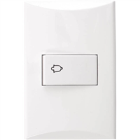 Pulsador Linea Plata Timbre Blanco Eagle