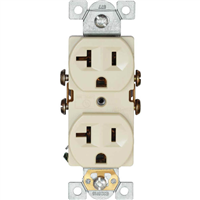 Toma Corriente Doble Marfil 110 V Empotrar Polar 15A Eagle