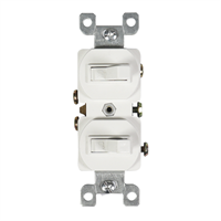 Apagador Palanca Doble Blanco 15A 110V Eagle