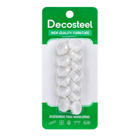 Deslizador Mueble Plastico 19 mm 15 Piezas Decosteel