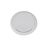 Pasa Cable Blanco 60 mm 2 Piezas Decosteel