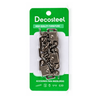 Resbalon Nylon Negro 4 Piezas Decosteel