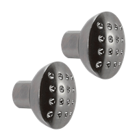 Tiradera Pomo Satinada 2 Unidades Decosteel