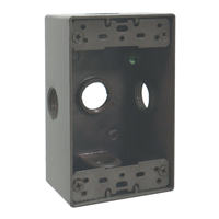 Caja Rectangular Intemperie 1/2"