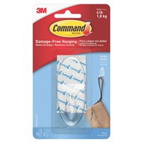 Gancho Transparente Command 3M