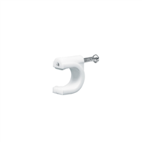Grapa Aislante Cable Grosor 12 mm 20 Piezas Voltech