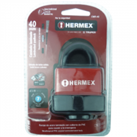 Candado Con Cuberta Pvc 40 mm Hermex