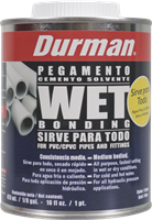 Pegamento Pvc Resiste El Agua 1/8 Wet Bonding Durman