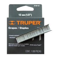 Grapa 1/2" 1000 Piezas Truper