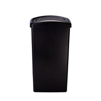 Basurero Plastico Negro Reciclaje Residuos Ordinarios 53 L