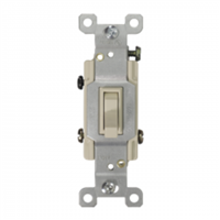 Apagador Palanca 3 Vias Marfil 15A 110V Eagle