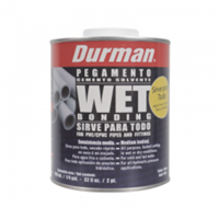 Pegamento Pvc Resiste El Agua 1/4 Wet Bonding Durman