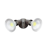 Reflector Con Fotocelda Doble Bronce Arqdeco