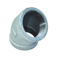 Codo Galvanizado 1.1/2"- 38 mm X 45°