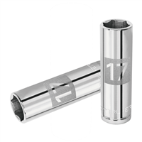 Cubo Espiga 1/2" Largo 17mm 6 Puntos Truper