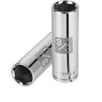 Cubo Espiga 1/2" Largo 3/4" 6 Puntos Truper