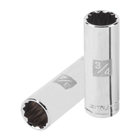 Cubo Espiga 1/2" Largo 3/4" 12 Puntos Truper
