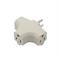 Adaptador Toma Corriente Tipo T De 1 A 3 Eagle