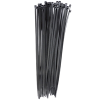 Amarra Plastica Negra 4.5 mm X 16" 25 Unidades Voltech
