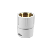 Adaptador Hembra Pvc 18 mm - 3/4" Inserto Metalico