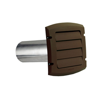 Tubo Aluminio Con Rejilla 4" Cafe Con Tubo Aluminio Dundas