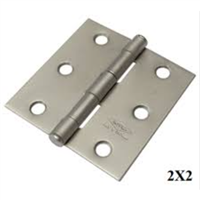 Bisagra Par 2 X 2" Plateada