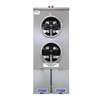 Base Medidor 2 Espacios Cl 100 Con Prevista 2 Break 125 A Ch