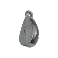Roldana Sencilla Galvanizada 2"