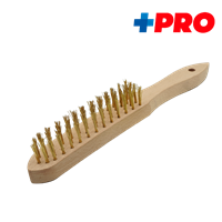 Cepillo Bronce con Mango 4 Lineas + Pro