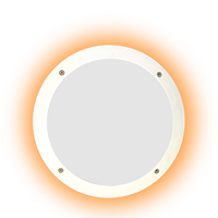 Plafon Doble Luz Color Naranja Arqdeco