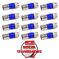 Fitting Coaxial Presion 12 Unidades Miyako
