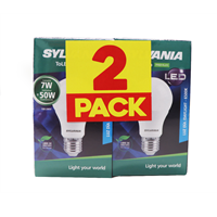 Bombillo Led 7 W Luz Dia 630 Lumen A60 2 Unidad Sylvania
