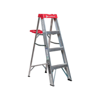 Escalera Tijera Aluminio 4 Peldaños 150 Kg Cuprum