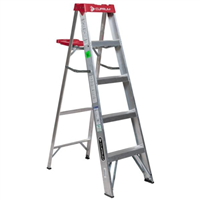 Escalera Tijera Aluminio 5 Peldaños 150 Kg Cuprum