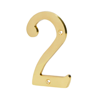 Numero Casa #2 Dorado Hermex