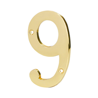 Numero Casa #9 Dorado Hermex