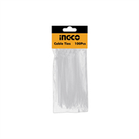 Amarra Plastica Transp. 3.6 mm X 8" 100 Unidades Ingco