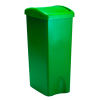 Basurero Plastico Verde Reciclaje Organico 53 L