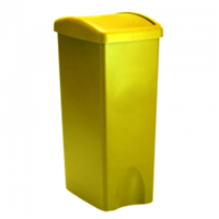 Basurero Reciclaje 53 L Plastico Amarillo
