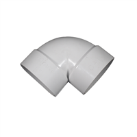 Codo Canoa Pvc Blanco 75 mm X 90° Durman