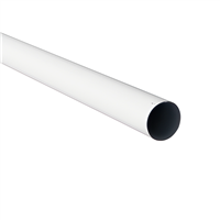Tubo Bajante Canoa Pvc Redondo Blanco 75 mm X 6 m Durman