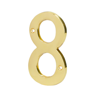 Numero Casa #8 Dorado Hermex