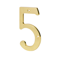 Numero Casa #5 Dorado Hermex
