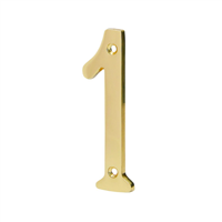 Numero Casa #1 Dorado Hermex