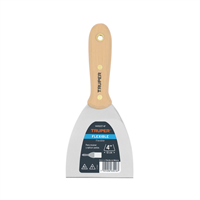 Espatula Flexible Mango Madera 4" Truper