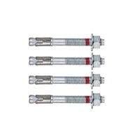 Tornillo Anclaje Sin Camisa 3/8 X 2.1/2" 4 Unidades